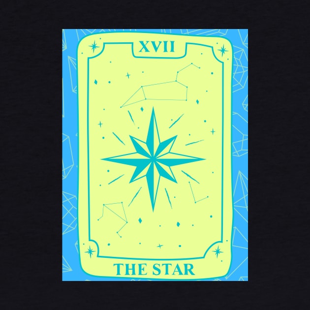 The Star Tarot Card and Crystals Graphic by WonderfulHumans